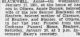 Blackwell, Annie nee Dorrow death Blackwell, Annie nee Dorrow death