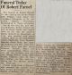 Robert FARNELL funeral