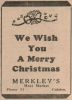 Advertisement-Merkley's Meat Market