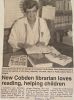 New librarian at Cobden Library New librarian at Cobden Library