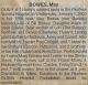 Bowes, Ellen May GAREAU Bowes, Ellen May GAREAU
