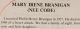 Brannigan, Mary Irene nee Code Brannigan, Mary Irene nee Code