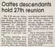 Oattes Reunion