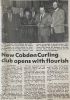 Cobden Curling Club opening Cobden Curling Club opening