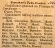 Forester's Falls school results, 1934 Forester's Falls school results, 1934