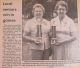 Cobden Seniors are winners - Gladys Francis & Irene McLaren Cobden Seniors are winners - Gladys Francis & Irene McLaren