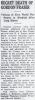 Gordon Stanford FRASER obituary Gordon Stanford FRASER obituary
