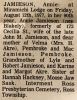 Jamieson, Annie nee Blakely death notice Jamieson, Annie nee Blakely death notice