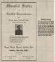 Code, James Archibald memorial service bulletin (reprinted on 50th anniversary) Code, James Archibald memorial service bulletin (reprinted on 50th anniversary)