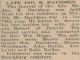 Davidson, John R. funeral Davidson, John R. funeral