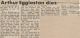 Eggleston, Arthur obituary Eggleston, Arthur obituary