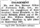 01617-Bennett, Osborne engaged to Helen Gillan 01617-Bennett, Osborne engaged to Helen Gillan