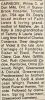 Wilma Charlotte CARNEGIE obituary