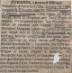 Leonard William EDWARDS obituary Leonard William EDWARDS obituary