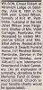 Robert Ernest WILSON obituary Robert Ernest WILSON obituary