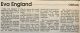 England, Eva nee Tate obituary England, Eva nee Tate obituary