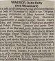 Windsor, Delta Ruby WEEDMARK obituary Windsor, Delta Ruby WEEDMARK obituary