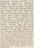 Thomas Harold GRAHAM obituary Thomas Harold GRAHAM obituary