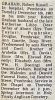 Robert Russell GRAHAM obituary Robert Russell GRAHAM obituary