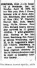 Johnson, Elsie nee Griese death notice