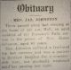 01819-Johnston, Mrs James nee Matilda Bradley death notice
