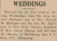 Mulligan, John Albert & Mary Ruby Sharpe wed Mulligan, John Albert & Mary Ruby Sharpe wed
