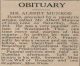 Munroe, Albert Death notice