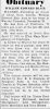 William Edward BLAIR obitualry
