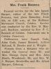Romeau, Agnes nee Harper obituary Romeau, Agnes nee Harper obituary