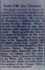 Thompson, George obituary