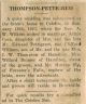 Thompson, Clifford & Cora nee Pettigrew wed Thompson, Clifford & Cora nee Pettigrew wed