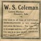 FFHx-Ad for W.S.Coleman FFHx-Ad for W.S.Coleman