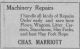 CHx-Marriott, Charles J. advertisement CHx-Marriott, Charles J. advertisement