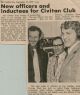 Cobden Civitan Club new inductees, 1975 Cobden Civitan Club new inductees, 1975