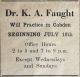 CHx-Dr. Arnold Faught - advertisement