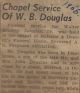Douglas, Walter Bradley death Douglas, Walter Bradley death