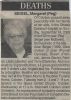 Seigel, Peg nee McEwen death notice Seigel, Peg nee McEwen death notice