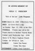 Ferguson, Viola nee Blackburn funeral Ferguson, Viola nee Blackburn funeral