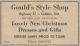 Gould Style Shop advertisement Gould Style Shop advertisement