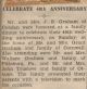Graham, Joe & Bessie 40th Anniversary Graham, Joe & Bessie 40th Anniversary