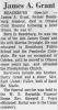 Grant, James A. obituary Grant, James A. obituary