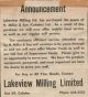 CHx-Lakeview Milling purchases H. Millar & Son CHx-Lakeview Milling purchases H. Millar & Son