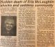 McLaughlin, Erla nee McBride obituary McLaughlin, Erla nee McBride obituary