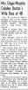 Murphy, Mrs. Edgar obituary Murphy, Mrs. Edgar obituary