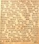 Waite, Charles Albert death