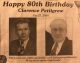 Pettigrew, Clarence celebrates birthday Pettigrew, Clarence celebrates birthday