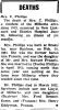 Phillips, Sarah Ann nee Francis obituary Phillips, Sarah Ann nee Francis obituary