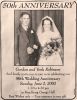 Robinson, Gordon & Verla celebrate 50th Anniversary, 2002 Robinson, Gordon & Verla celebrate 50th Anniversary, 2002