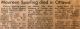 Sparling, Maureen nee Robinson obituary  Sparling, Maureen nee Robinson obituary