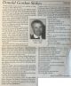 Stokes, Gordon obituary Stokes, Gordon obituary